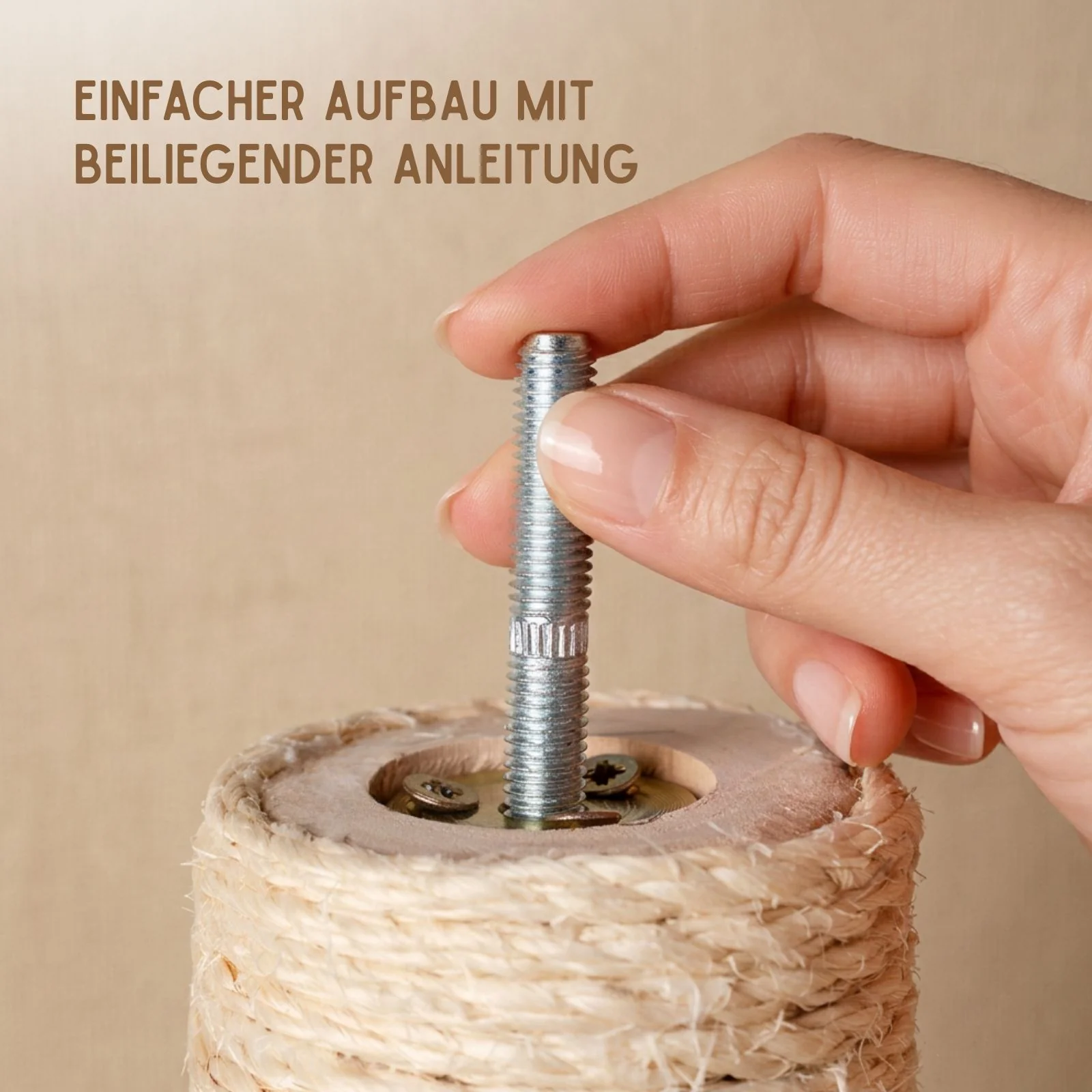 Kratzbaum mit Körben und Plattform Katzenbaum Katzenspielzeug Kletterbaum - Image 7