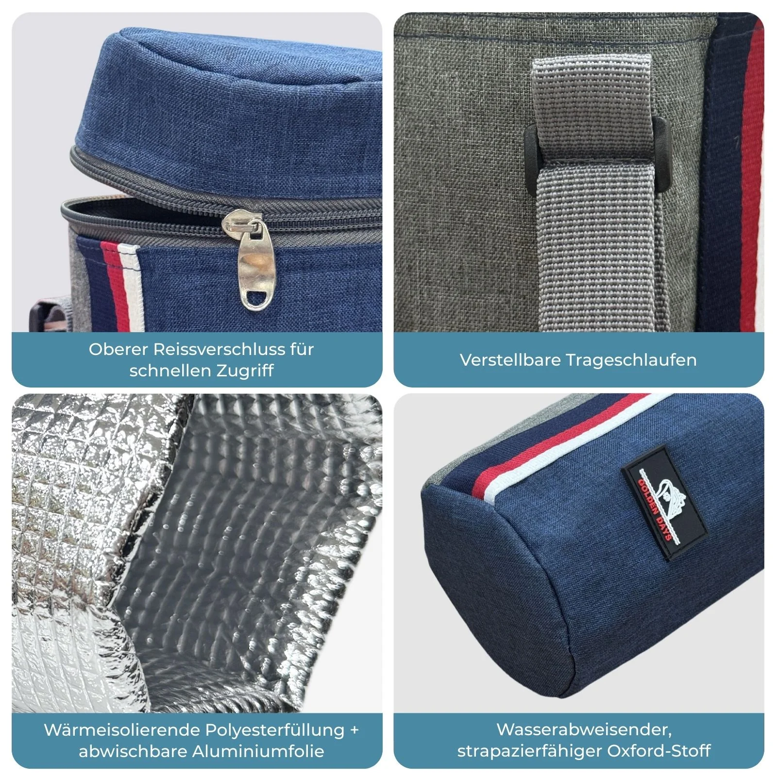 Kühltasche für Flaschen Thermotasche Flaschenkühltasche Isoliertasche - Image 3