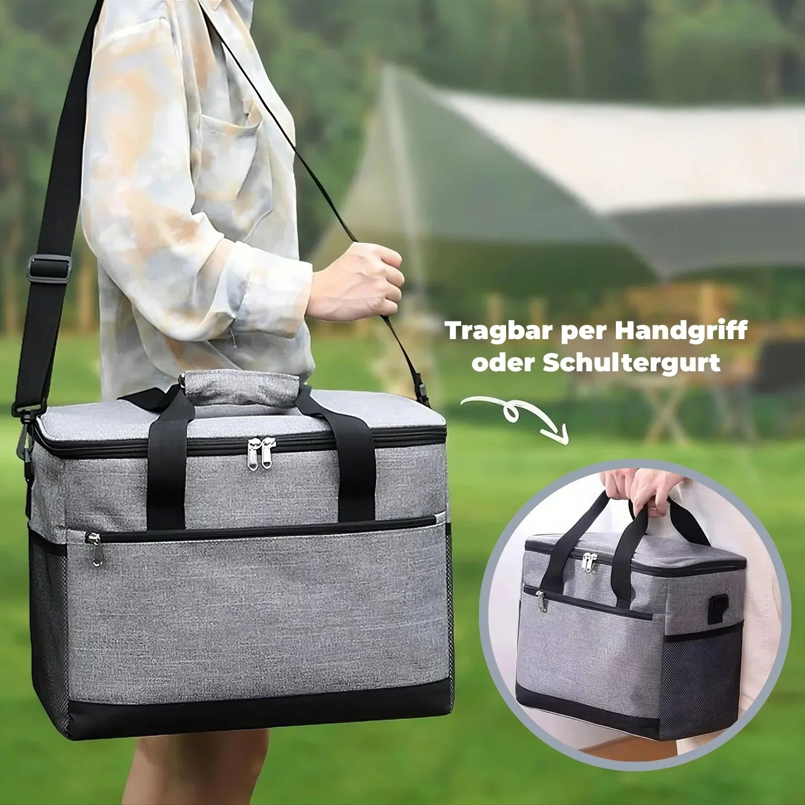 Kühltasche Lunch Bag Picknicktasche Isoliertasche Thermotasche - Image 6