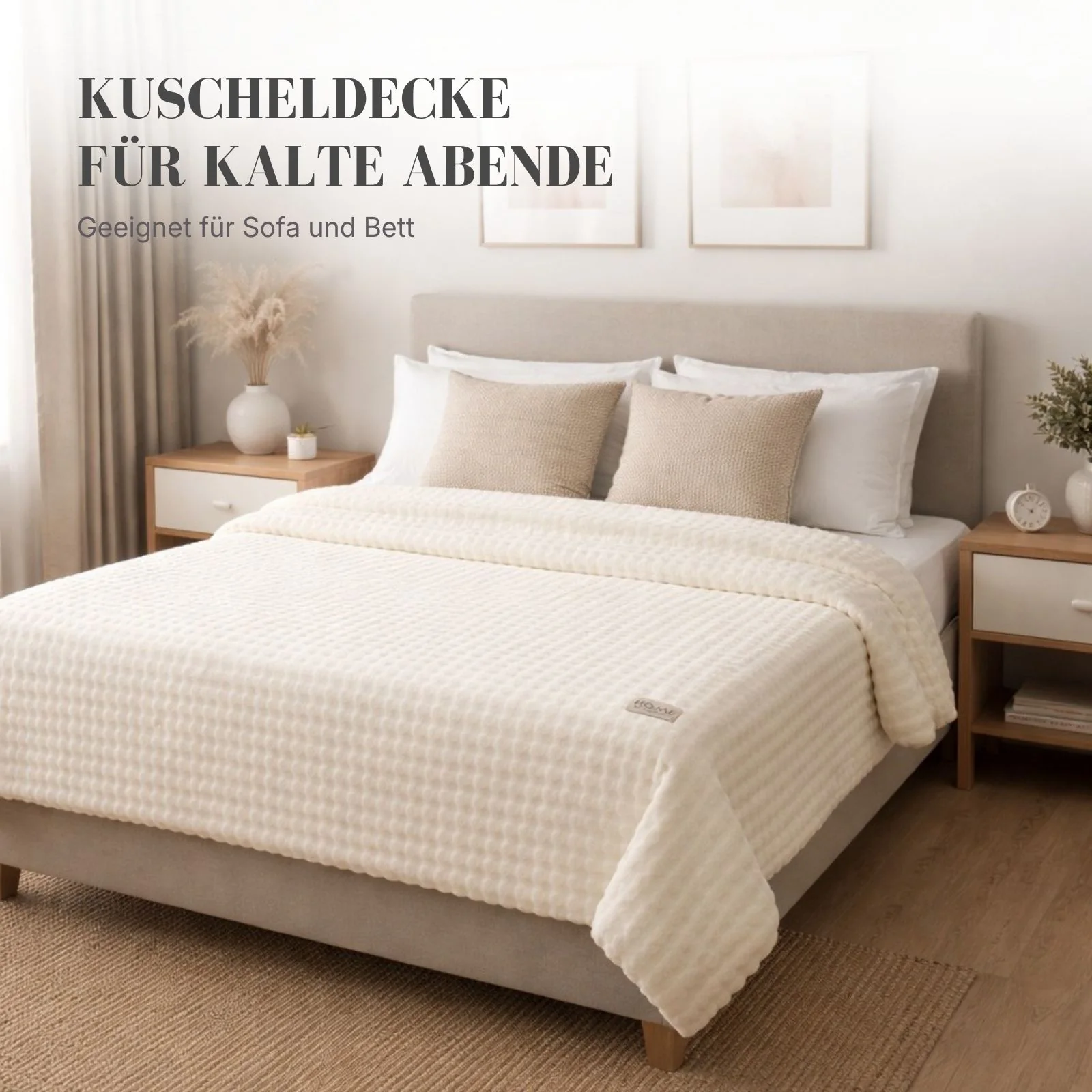 Kuscheldecke Bettdecke Winterdecke Steppdecke Flauschdecke Decke - Image 2