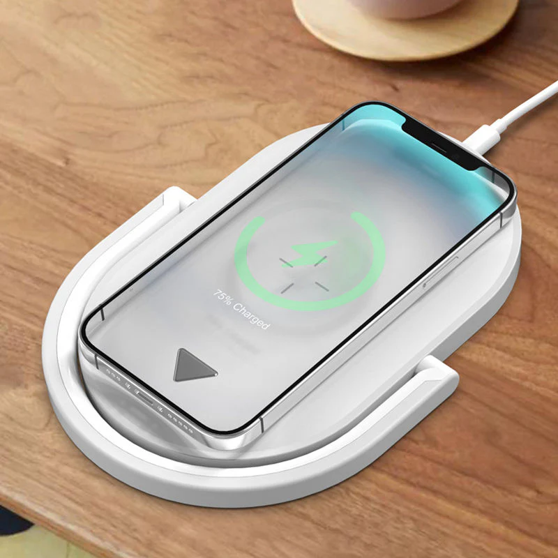 Ladestation mit Beleuchtung Smartphone Ladegerät Wireless Charger - Image 4