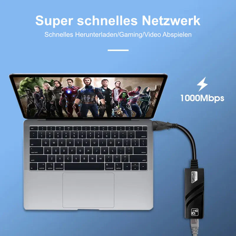 LAN USB Adapter Ethernet für Netzwerkkabel - Image 2