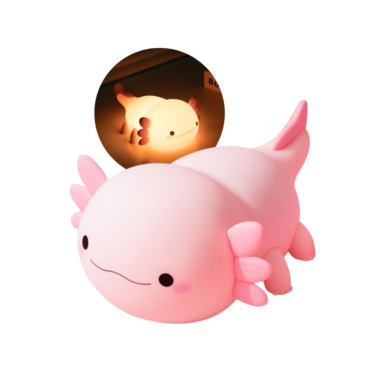 LED-Axolotl-Nachtlicht Tischleuchte Schlaflicht Kinder-Nachttischlampe
