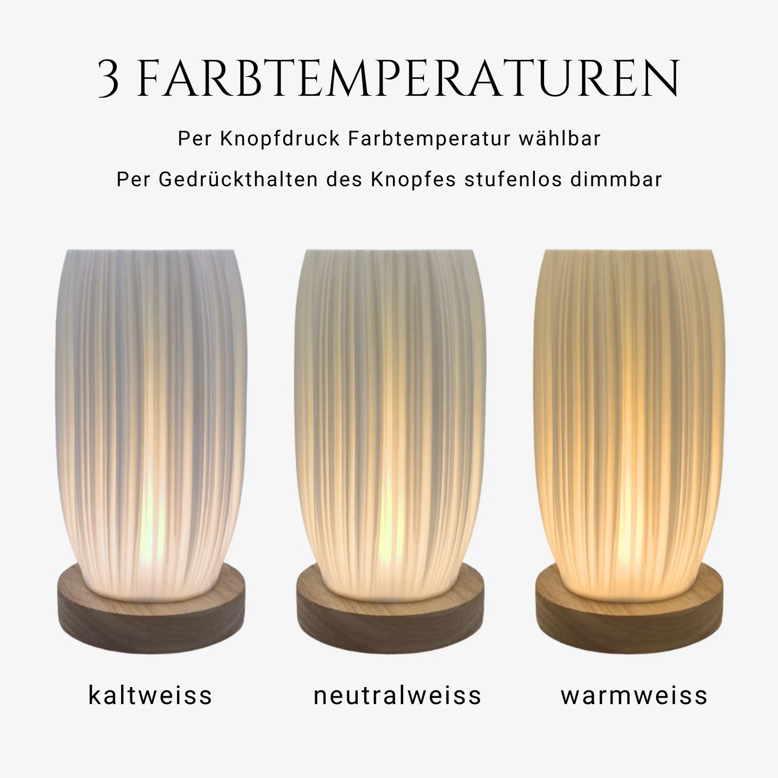 LED-Dekoleuchte Tischleuchte Tischlampe Blumenvase Deko-Vase 3D-Vase - Image 4