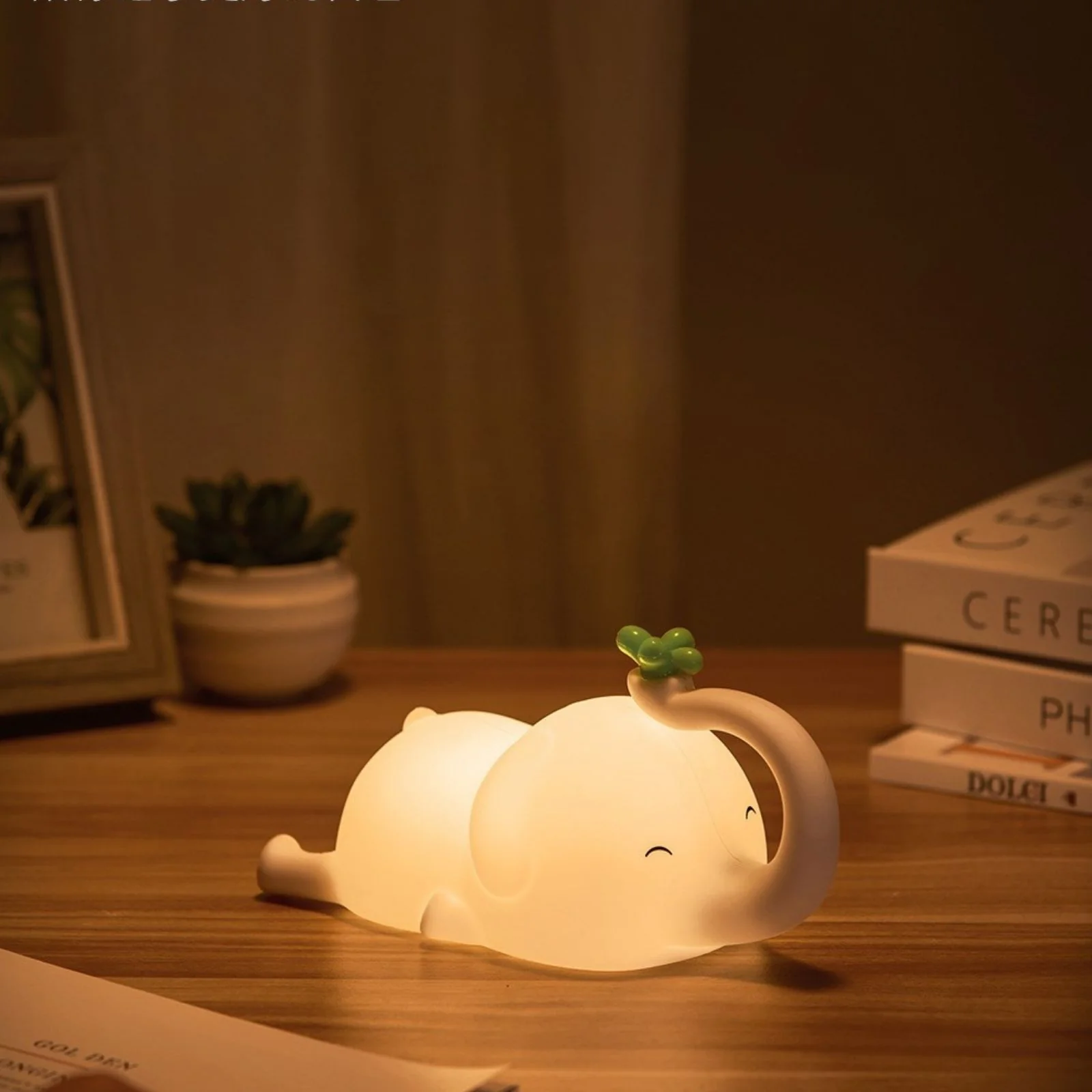 LED-Elefanten-Nachtlicht Tischleuchte Tierlicht Kinder-Nachttischlampe - Image 5