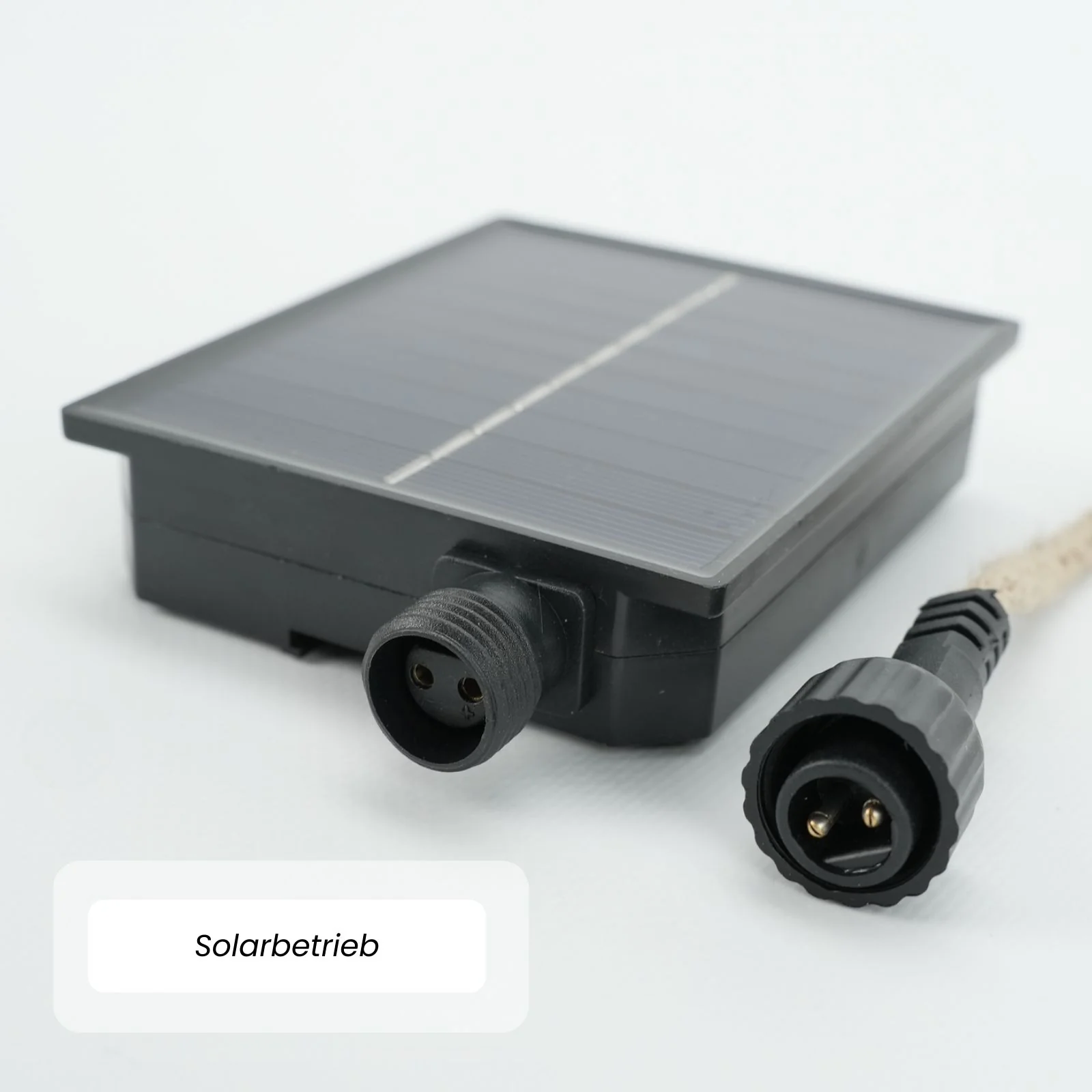 LED-Hanfseil-Lichterkette Lampe Gartenbeleuchtung Solar-Leuchtkette - Image 5