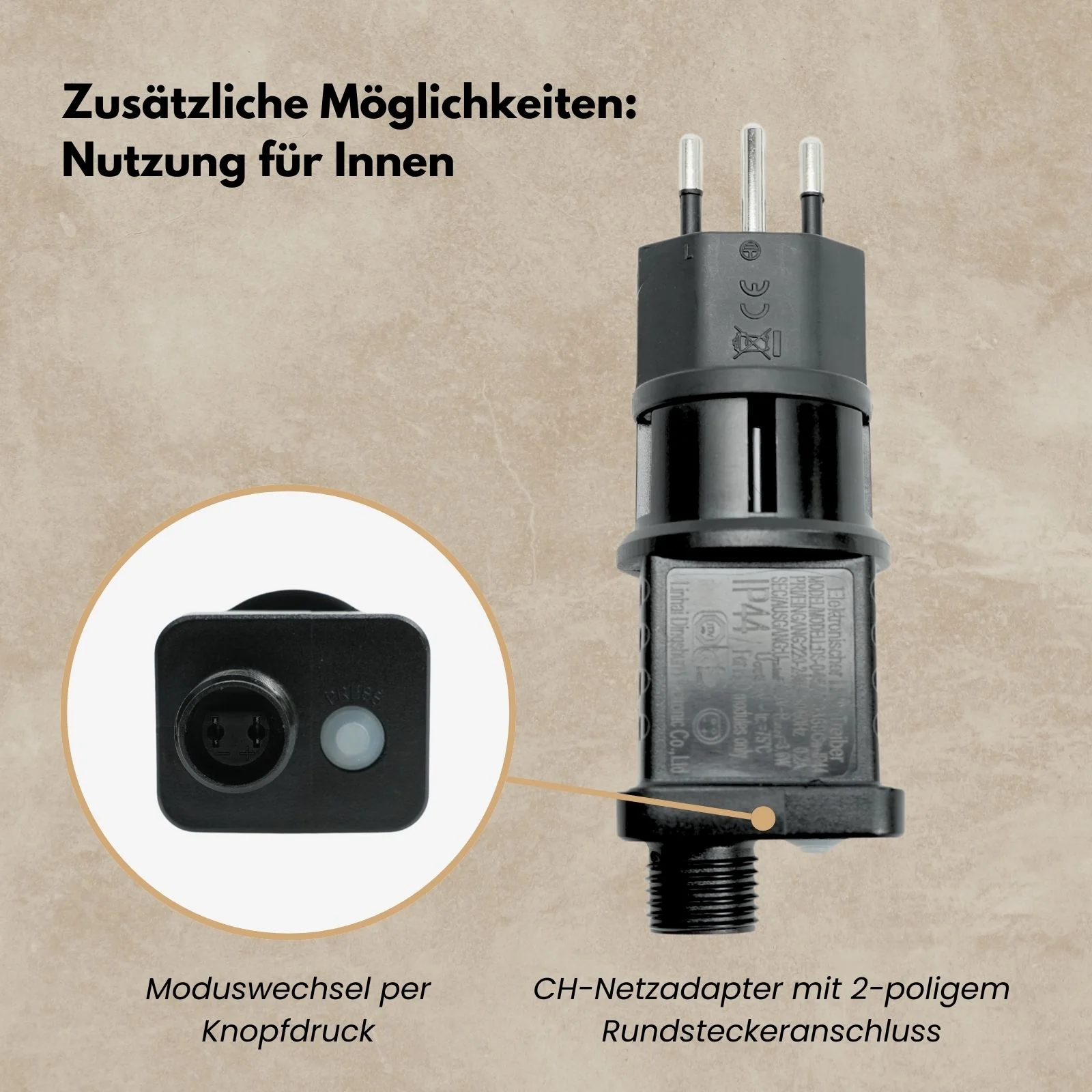 LED-Hanfseil-Lichterkette Solar-Leuchtkette Gartenbeleuchtung Lampe - Image 8