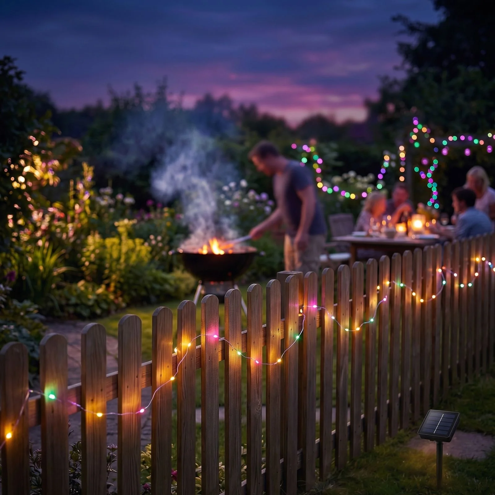 LED-Solar-Dekoleuchte 22m Outdoor-Leuchtgirlande Gartenbeleuchtung - Image 7
