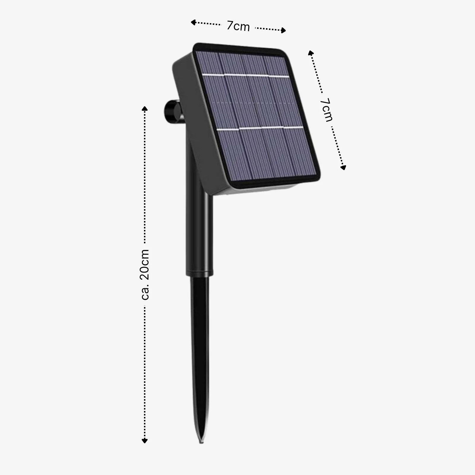 LED-Solar-Gartenbeleuchtung 32m Outdoor-Leuchtgirlande Dekoleuchte - Image 4