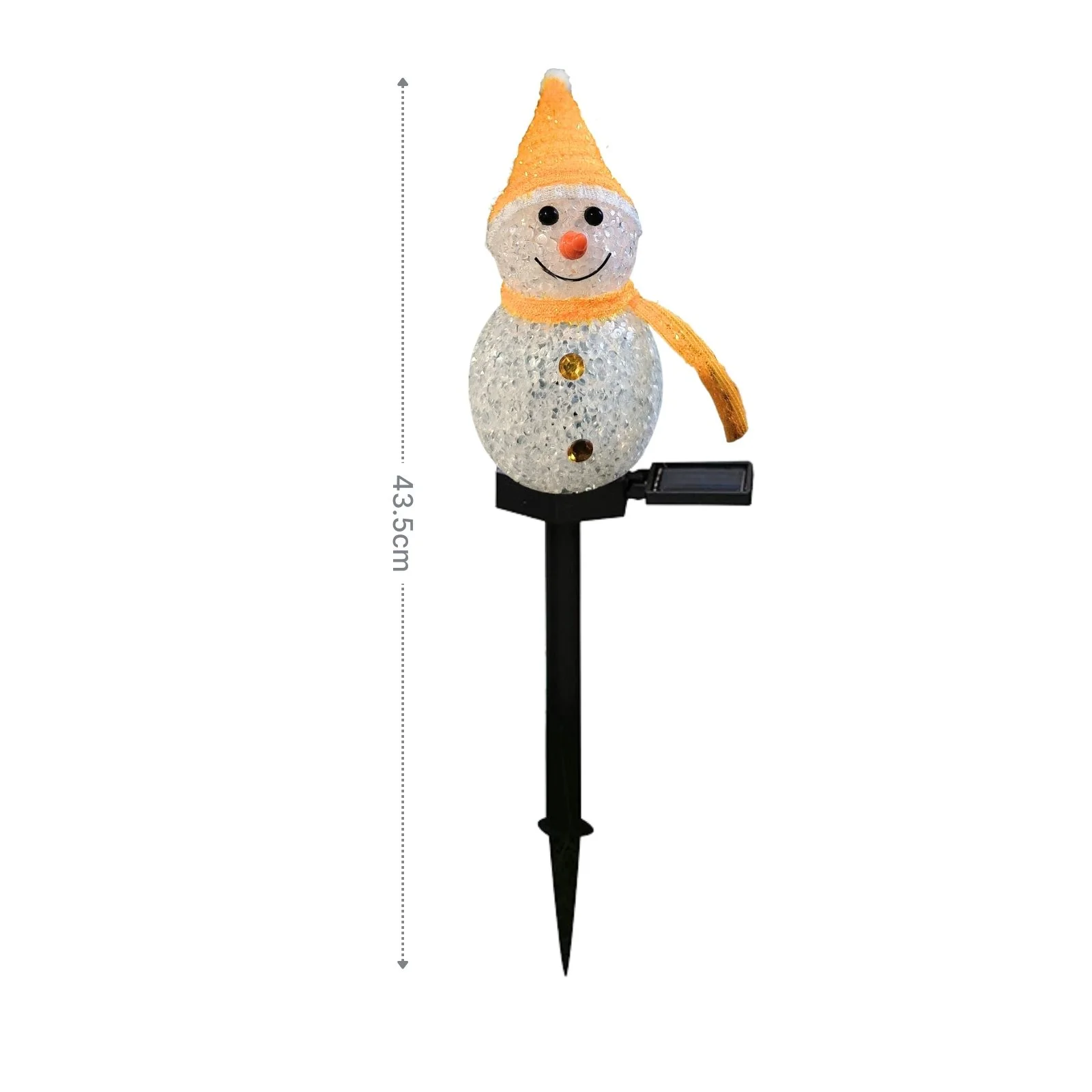LED Solarlampe Schneemann Gartenbeleuchtung Solarleuchte Dekoleuchte - Image 6