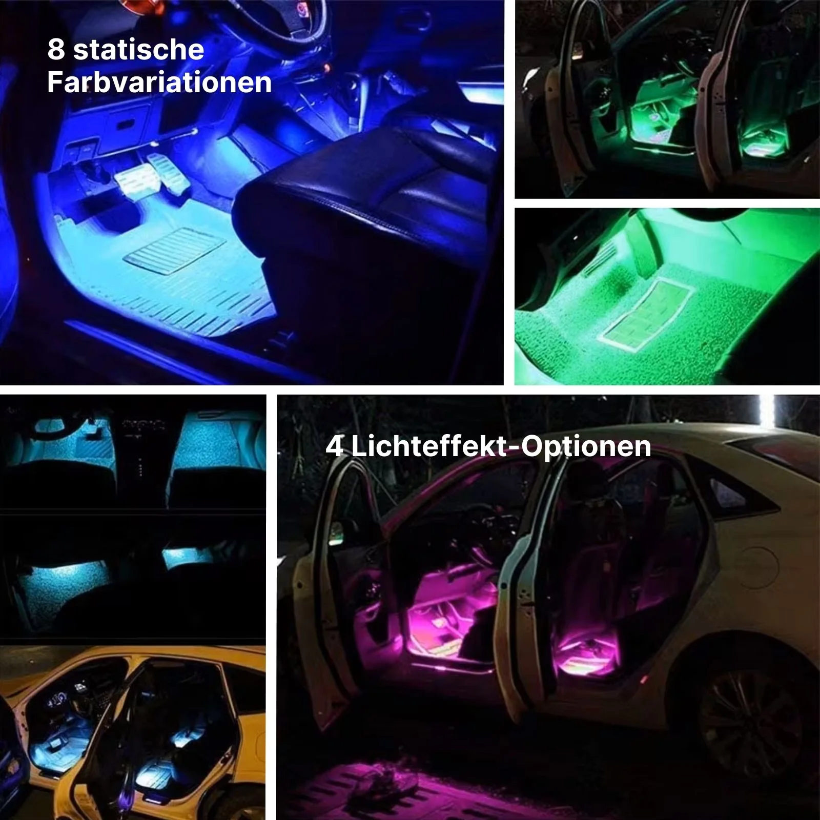LED Streifen RGB für Auto Innenraumbeleuchtung 5050 SMD LED Light Stripes - Image 5