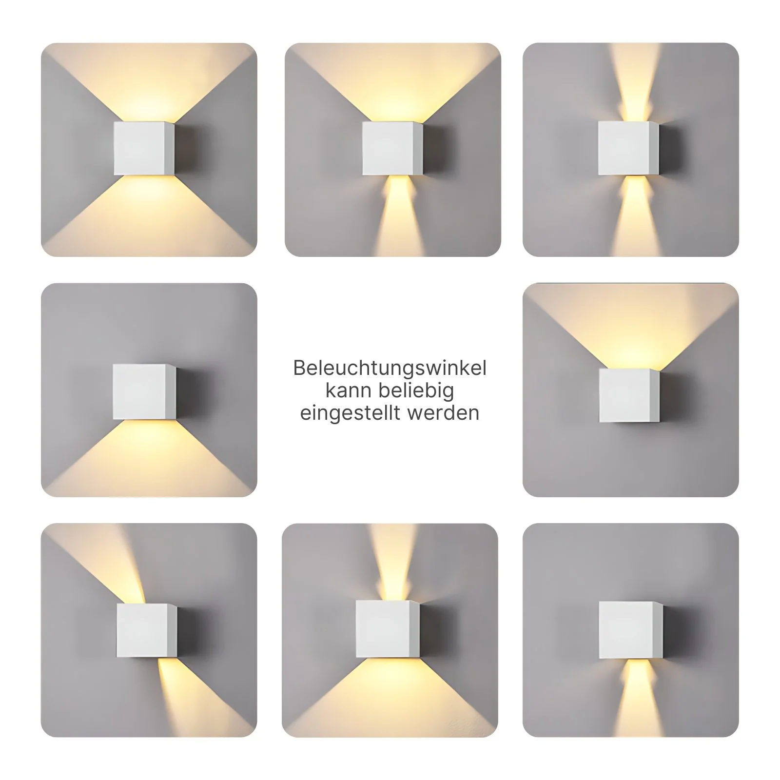 LED-Fassadenleuchte Wandleuchte Wandstrahler Wandlampe Up-Down-Wandleuchte - Image 7