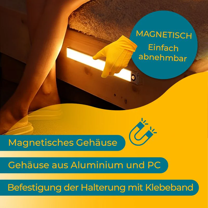 Lichtleiste Licht Leuchte Nachtlicht Lampe Bewegungsmelder LED - Image 4