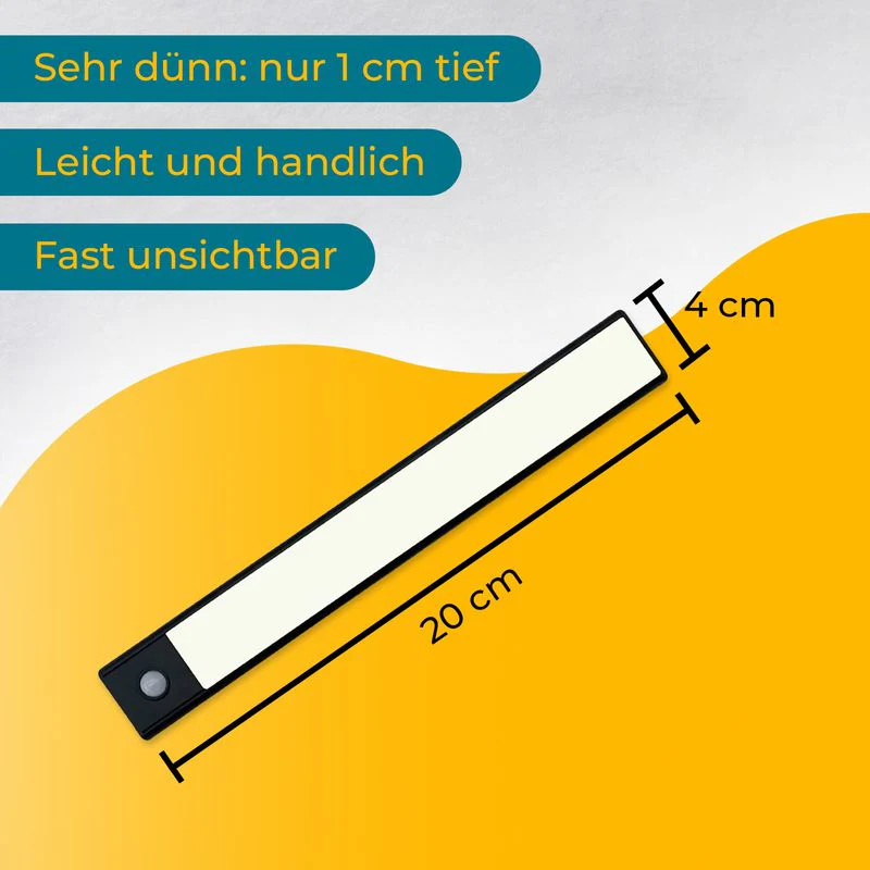 Lichtleiste Licht Leuchte Nachtlicht Lampe Bewegungsmelder LED - Image 5