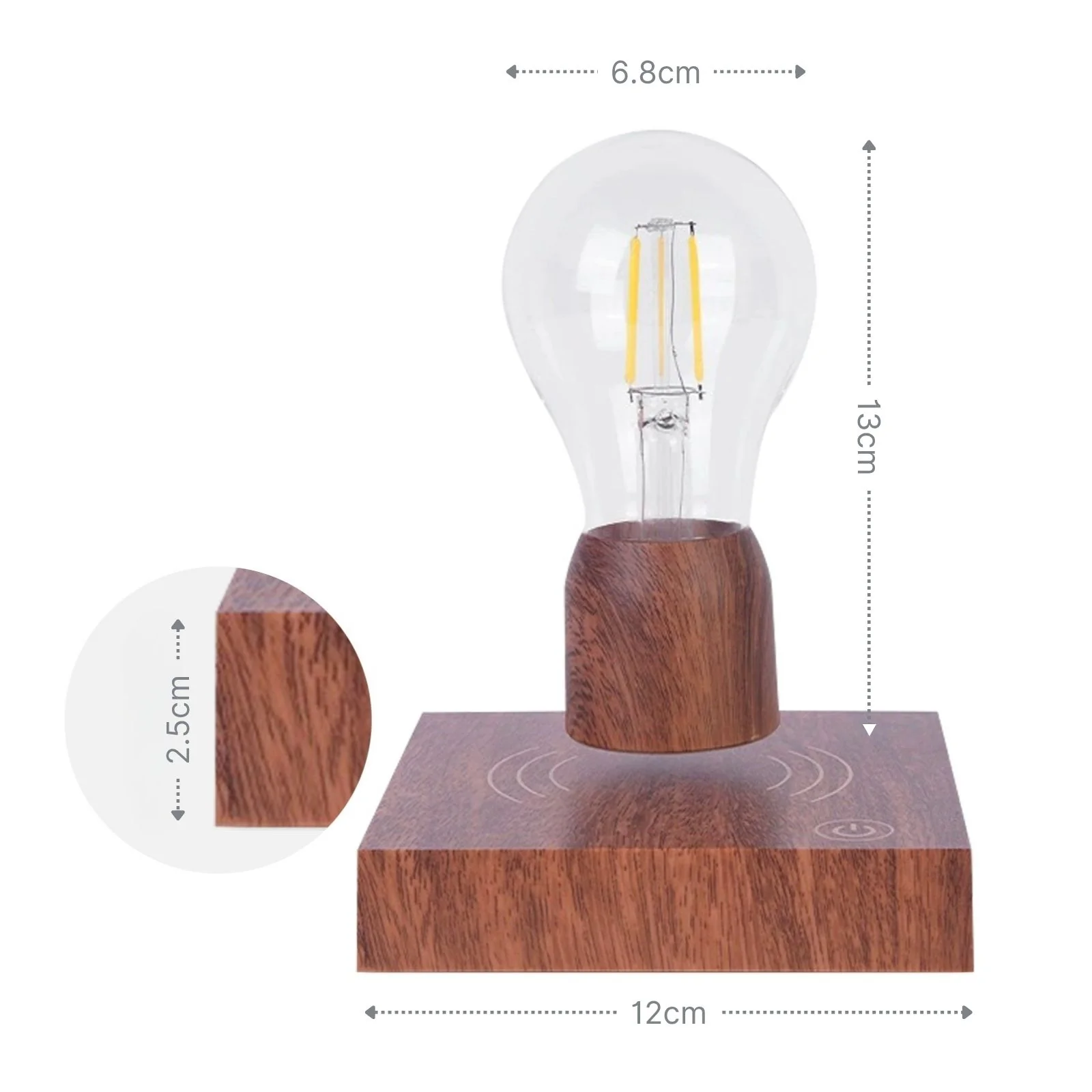 Magnetische Schwebelampe Tischlampe Schwebendes Licht Stimmungslicht - Image 5