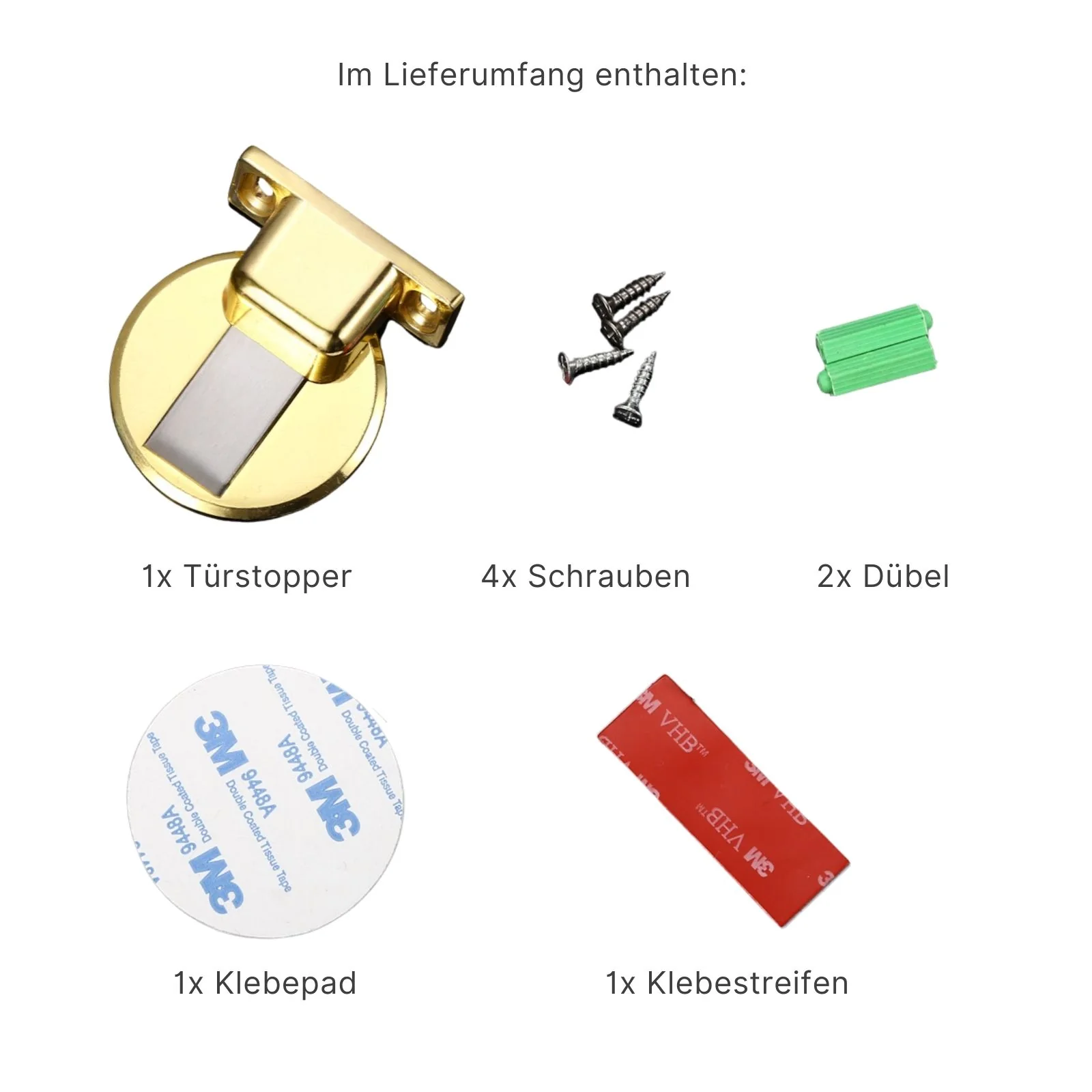 Magnetischer Türstopper Türschnäpper Türpuffer Türkeil Türdämpfer - Image 3