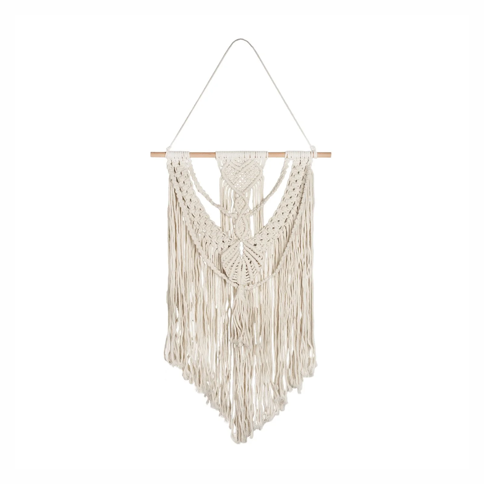 Makramee-Wandbehang Boho-Wandhänger Boho-Wanddeko Makramee-Hängedeko