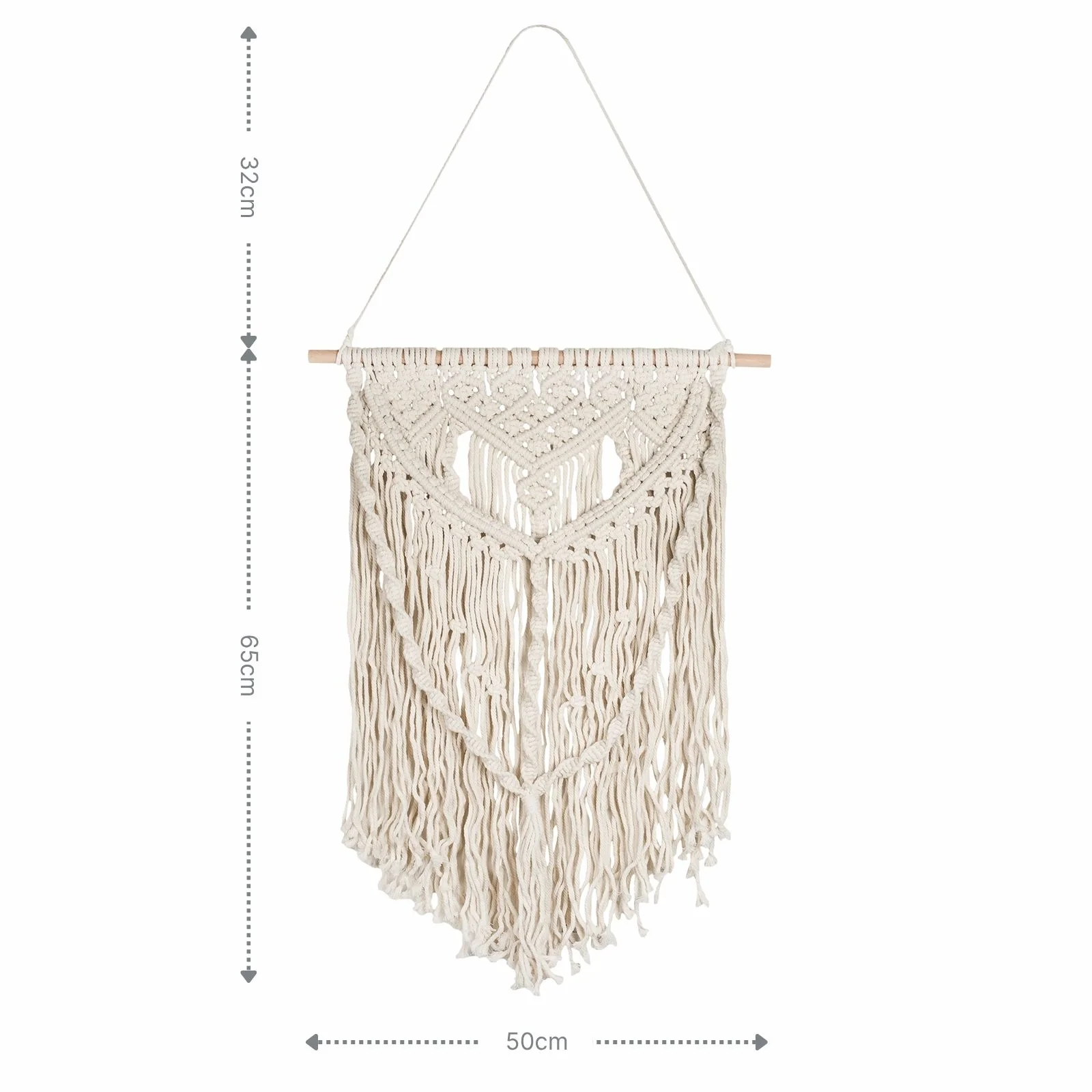 Makramee-Wandbehang Makramee-Hängedeko Boho-Wandhänger Boho-Wanddeko - Image 5
