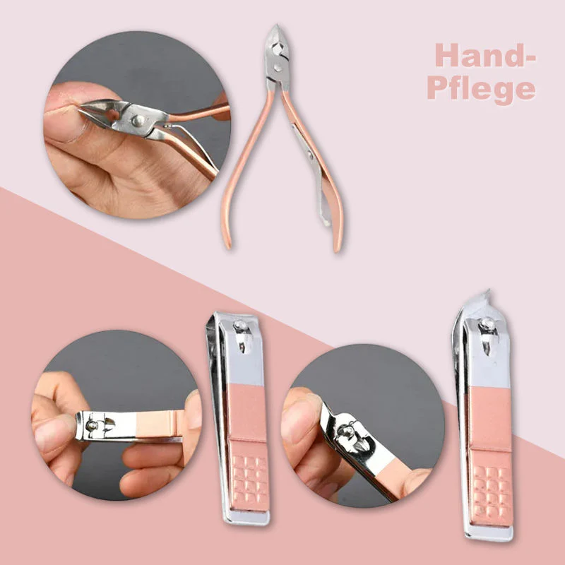 Maniküre Set Pediküre Nagelscheren Nagelpflege Knipser Mitesser - Image 3