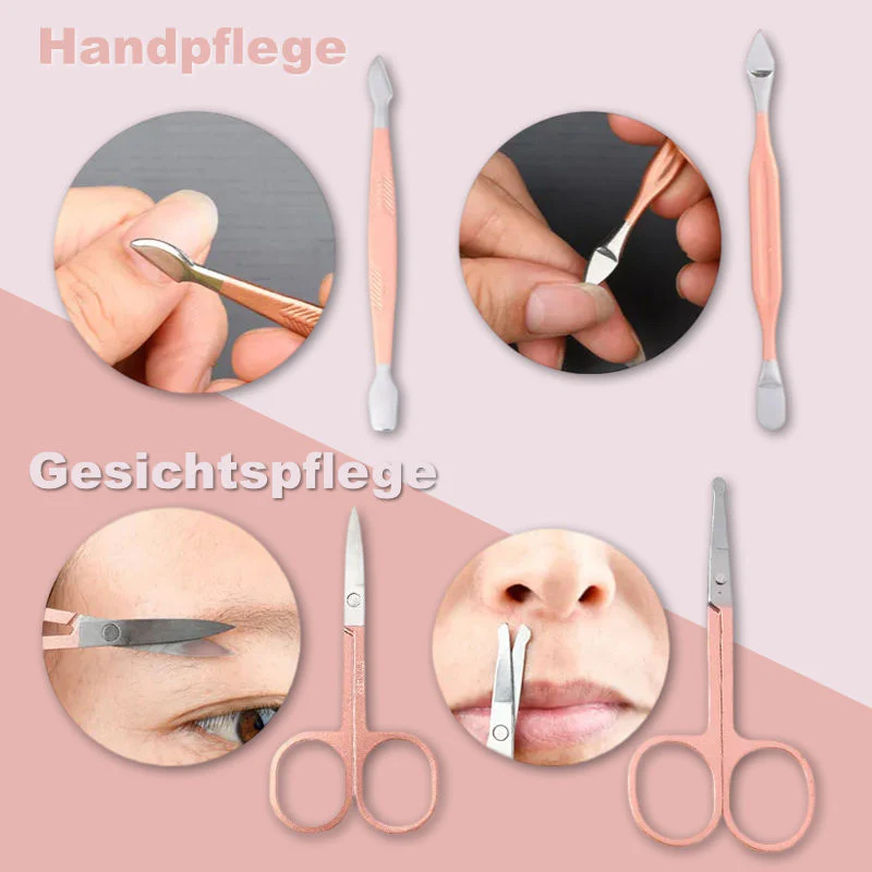 Maniküre Set Pediküre Nagelscheren Nagelpflege Knipser Mitesser - Image 4