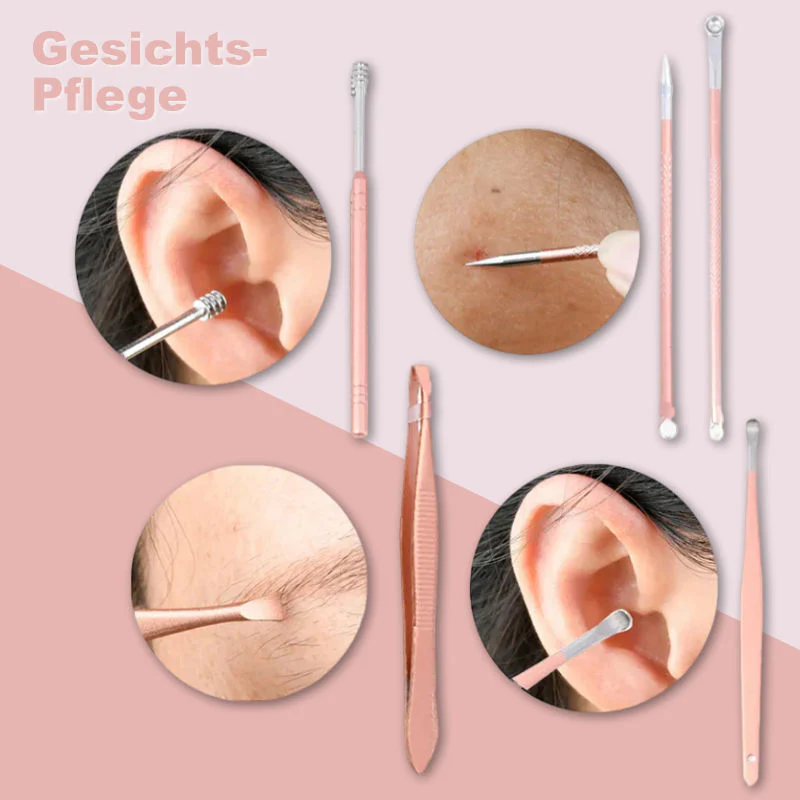 Maniküre Set Pediküre Nagelscheren Nagelpflege Knipser Mitesser - Image 5