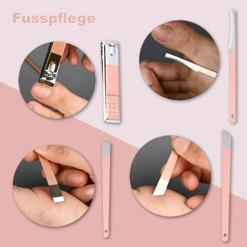 Maniküre Set Pediküre Nagelscheren Nagelpflege Knipser Mitesser - Image 6