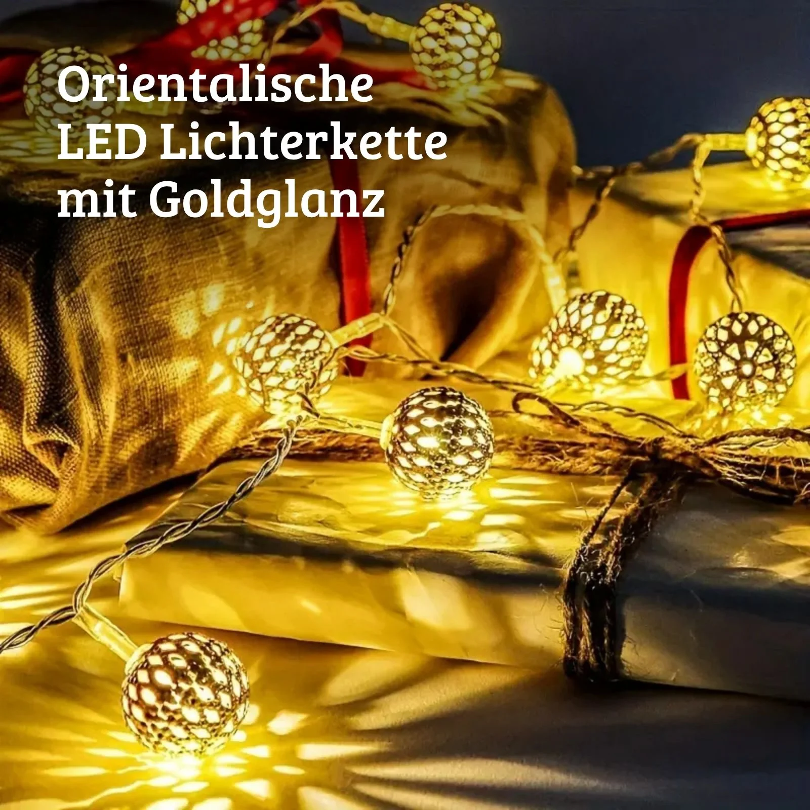 Marokkanische LED Lichterkette 3.5m Beleuchtung Orientalische Deko - Image 3