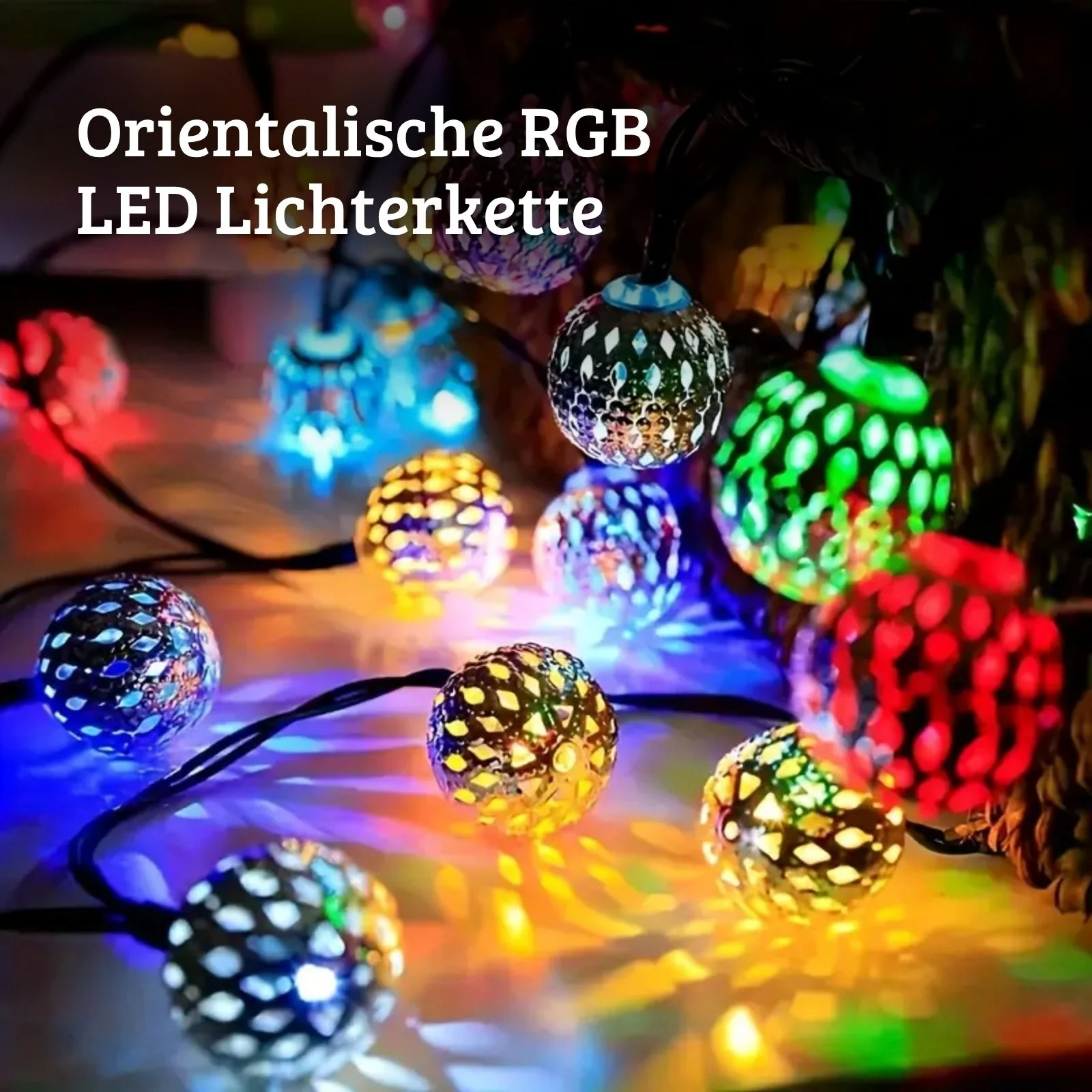 Marokkanische LED Lichterkette 3.5m Orientalische Deko Beleuchtung - Image 3