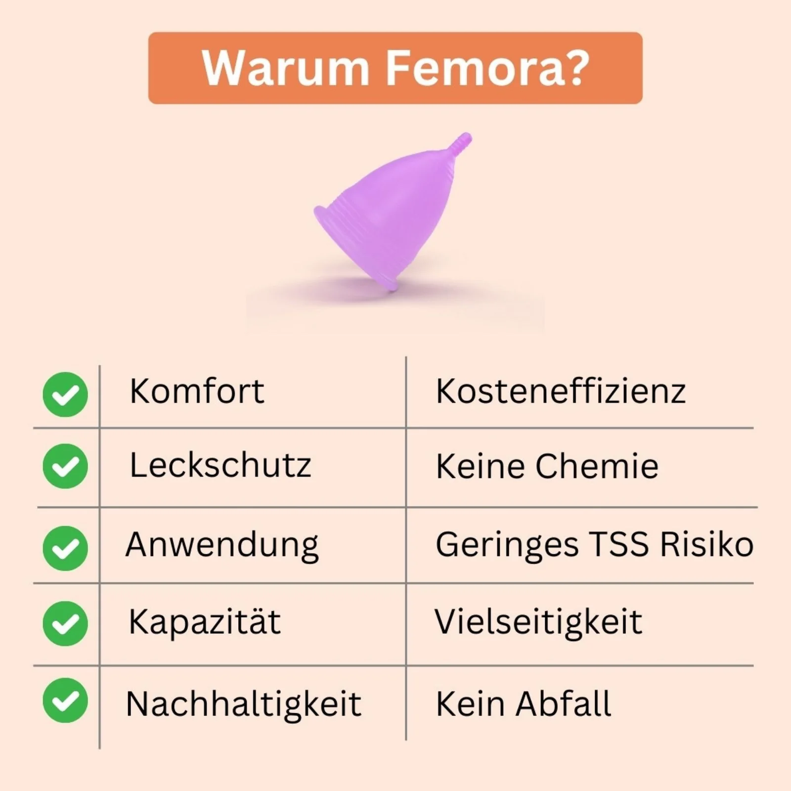 Menstruationstasse + Sterilisator Grösse S Periodenbecher Menstasse - Image 4