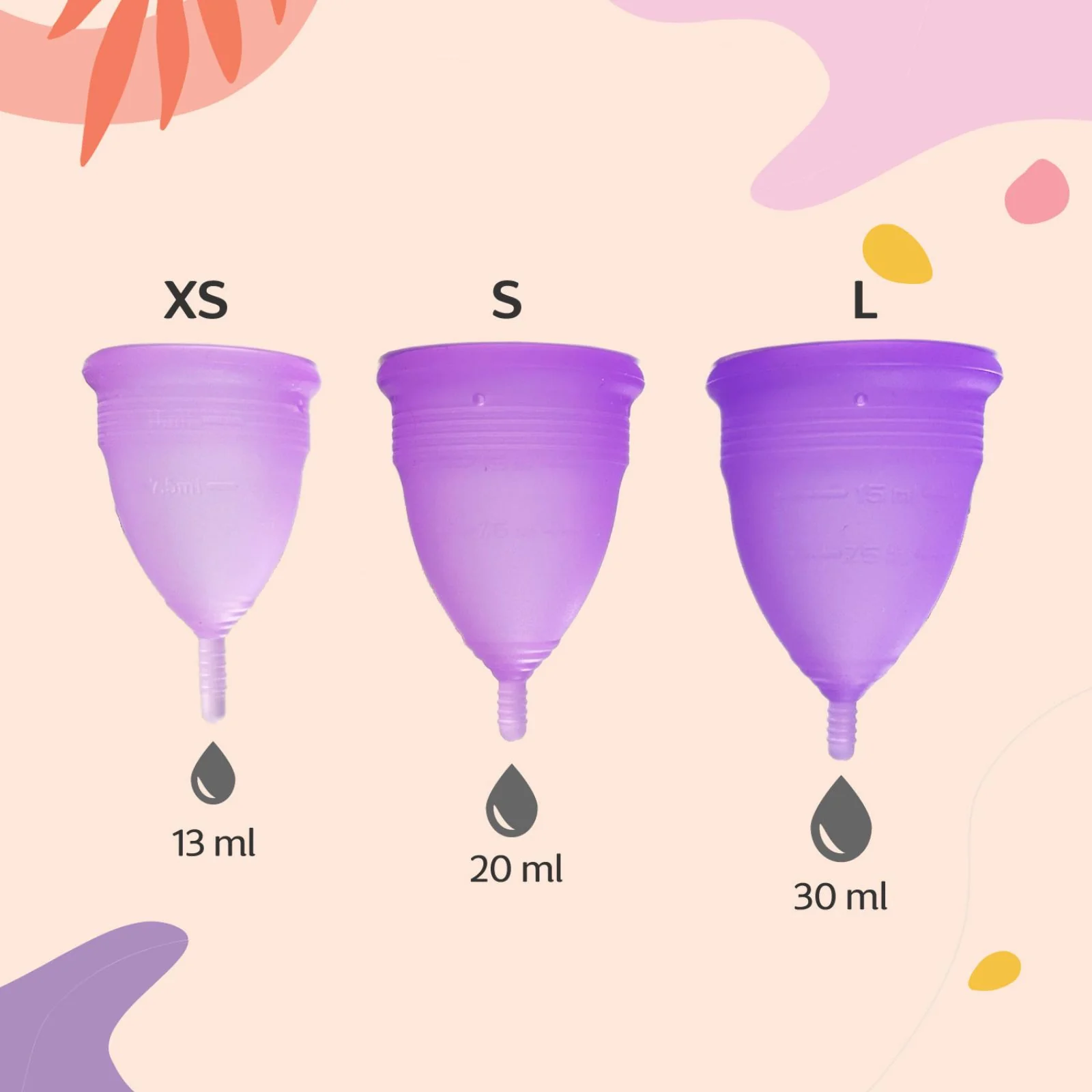 Menstruationstasse + Sterilisator Grösse S Periodenbecher Menstasse - Image 9