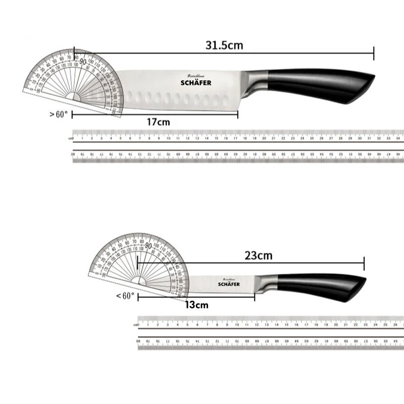 Messer Set Messerblock Kochmesser-Set Messerhalter Messerständer - Image 6