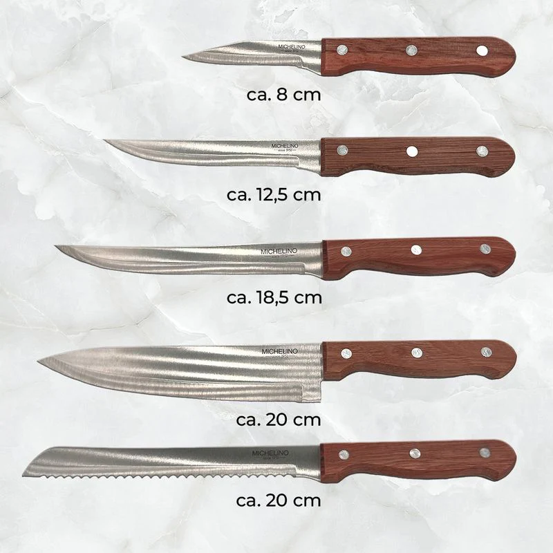 Messer Set Messerblock Kochmesser-Set Messerhalter Messerständer - Image 3