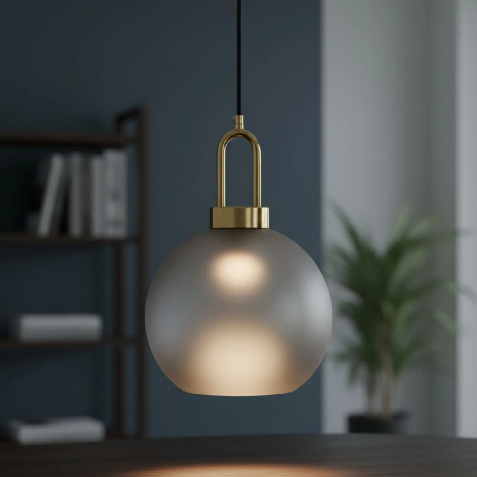 Milchglas-Deckenleuchte Deckenlampe Hängelampe Pendelleuchte Lampe - Image 2