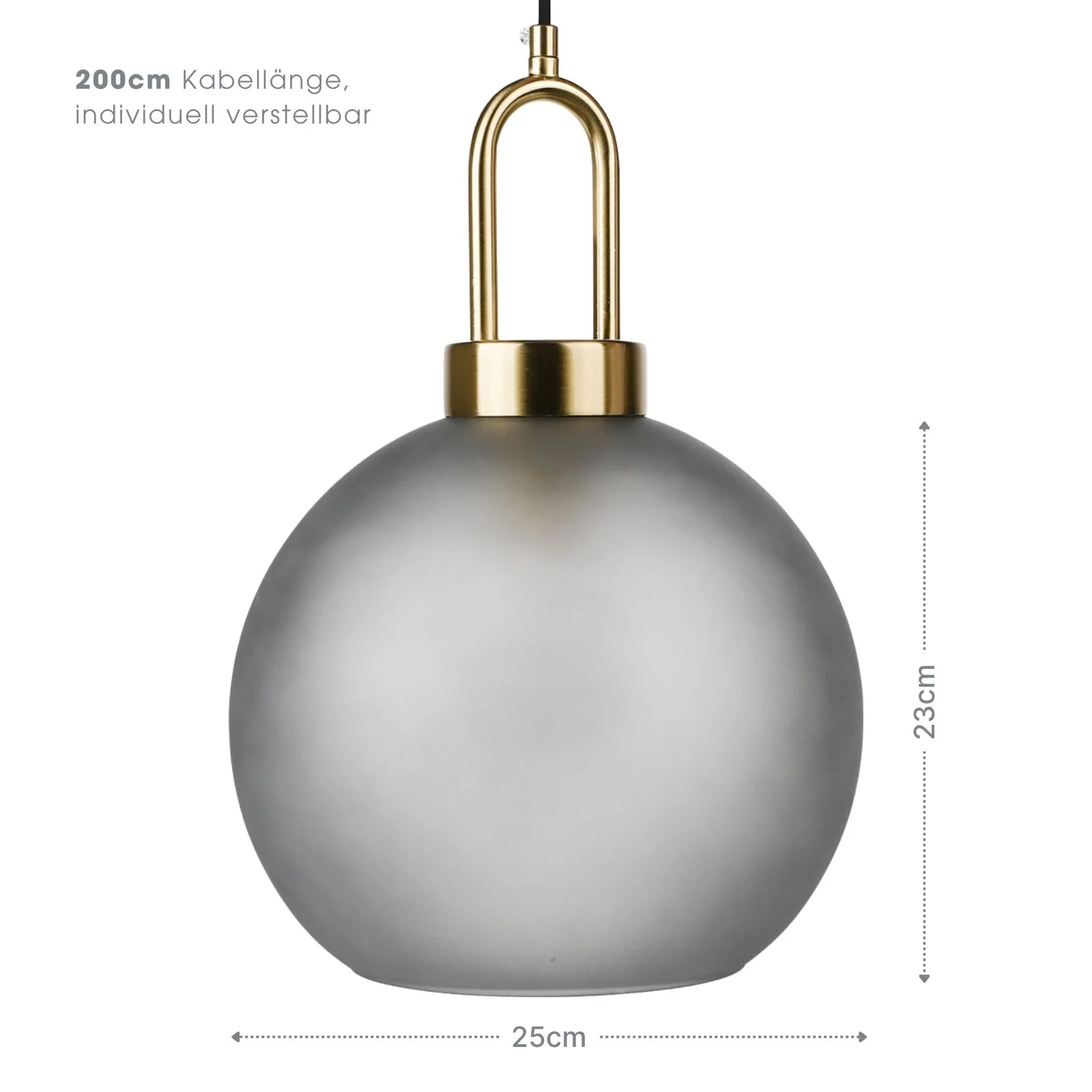 Milchglas-Deckenleuchte Deckenlampe Hängelampe Pendelleuchte Lampe - Image 8