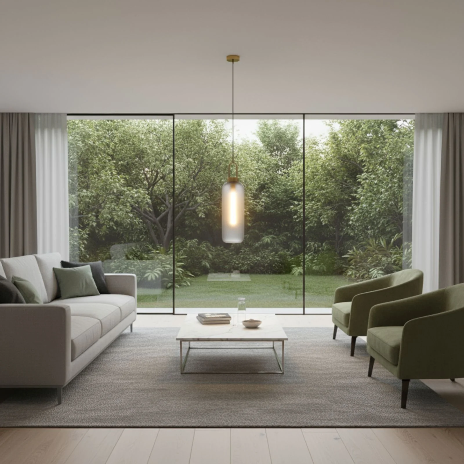 Milchglas-Deckenleuchte Hängelampe Pendelleuchte Deckenlampe Lampe - Image 9