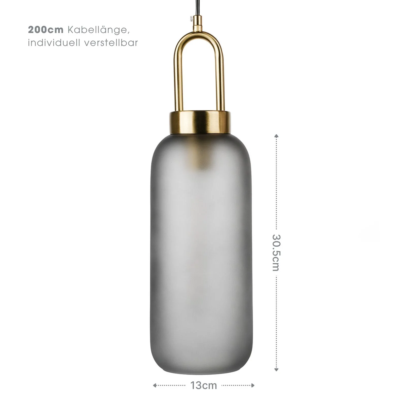 Milchglas-Deckenleuchte Pendelleuchte Hängelampe Deckenlampe Lampe - Image 8