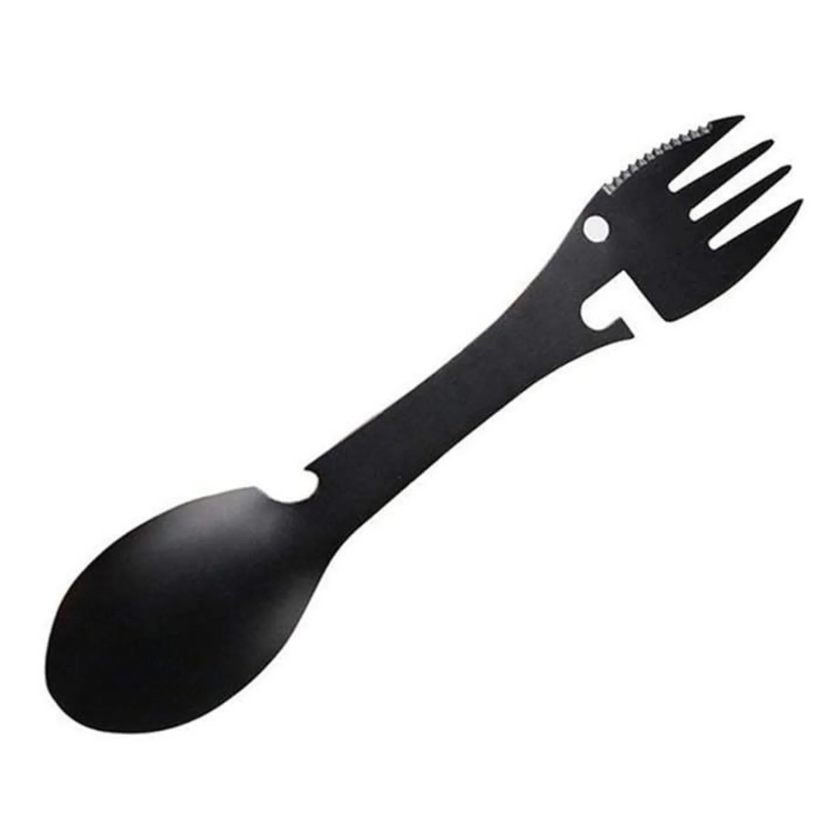 Multifunktionales 5in1 Outdoor-Besteck Löffel Gabel Messer Flaschenöffner Dosenöffner