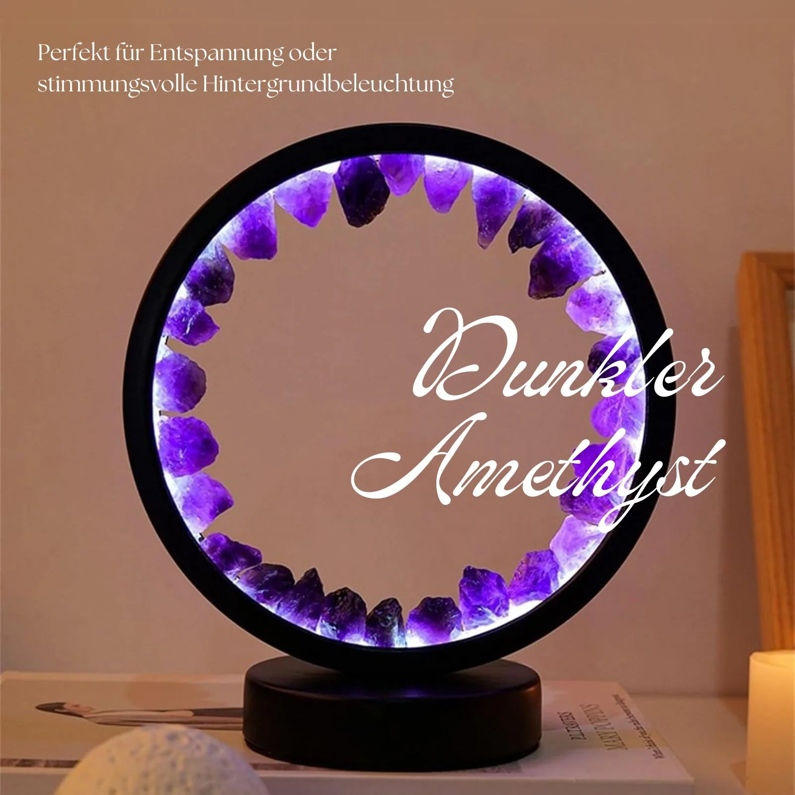 Nachtleuchte Dekotischlampe Nachttischlampe Nachtlicht Schlafzimmerlampe Stimmungslicht - Image 2