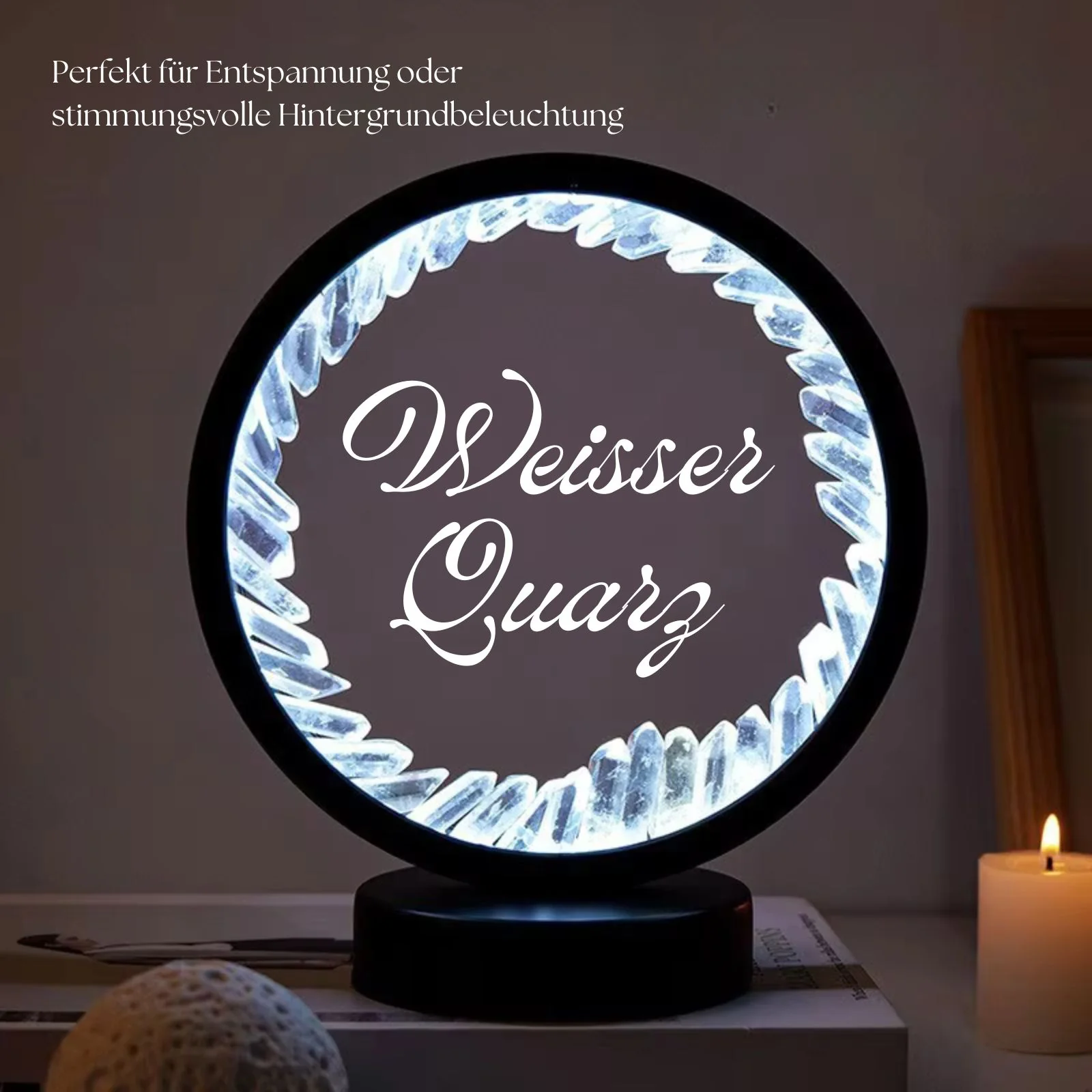 Nachtlicht Schlafzimmerlampe Nachtleuchte Dekotischlampe Nachttischlampe Stimmungslicht - Image 2