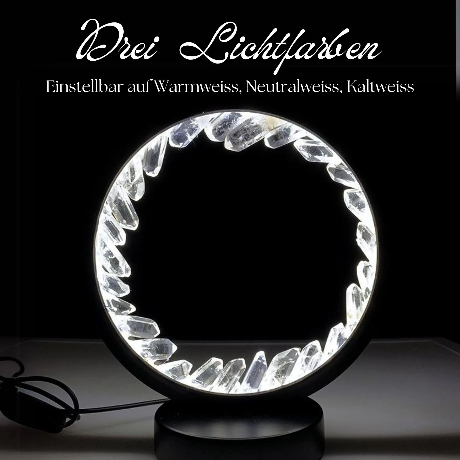 Nachtlicht Schlafzimmerlampe Nachtleuchte Dekotischlampe Nachttischlampe Stimmungslicht - Image 3