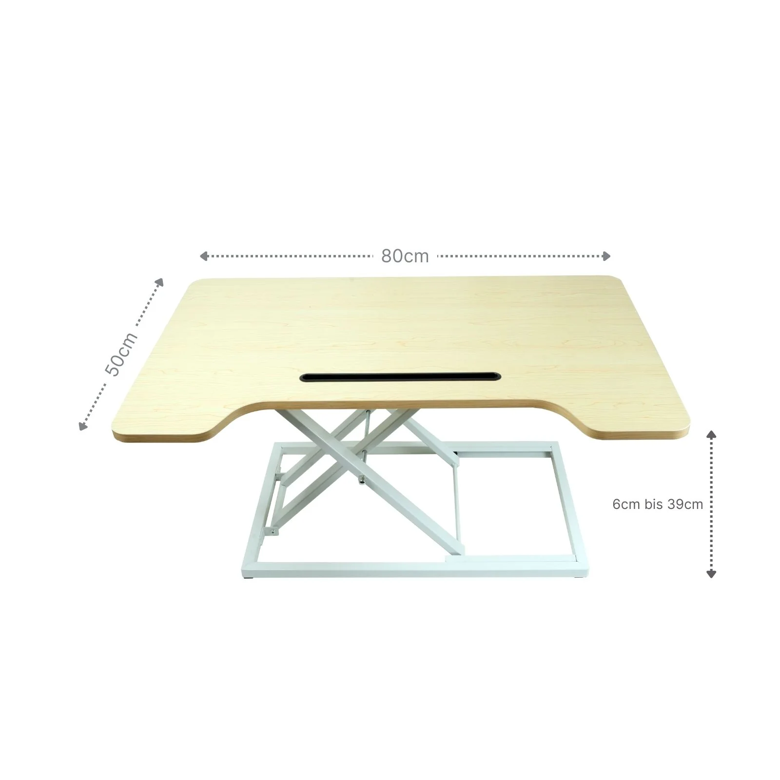 Notebook Schreibtisch pneumatischer Aufsatz Hubtisch Office Desk Bürotisch Arbeitstisch - Image 5