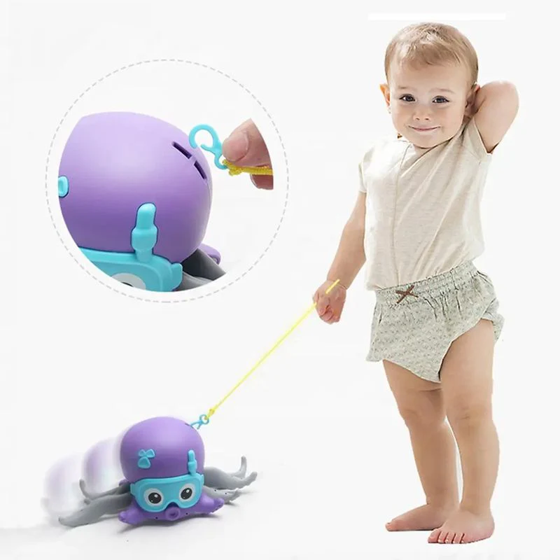 Oktopus Spielzeug Badewanne Badezimmer Aufzieh Uhrwerk Kleinkind Zieh - Image 5