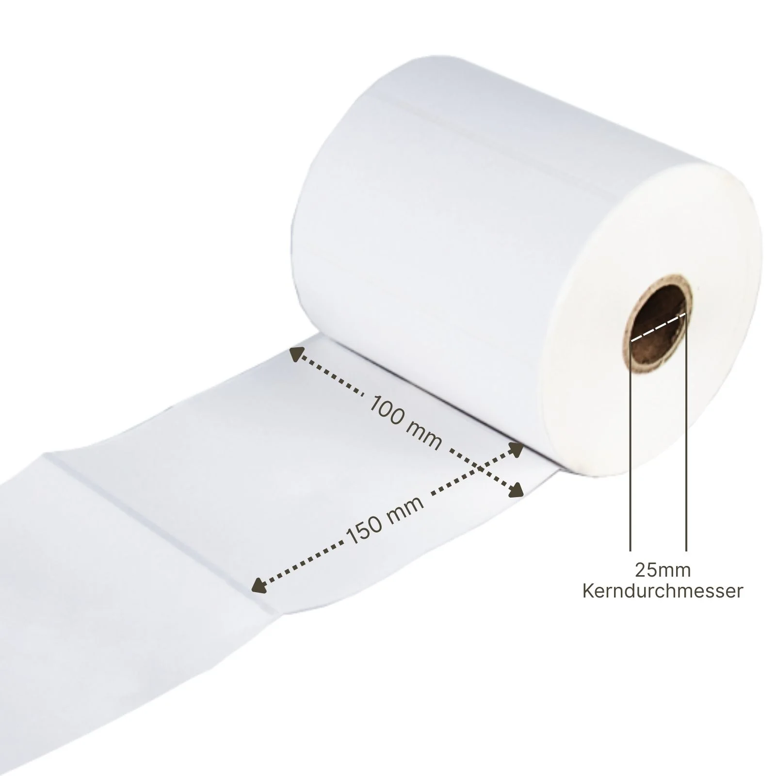 Alternative Etikettenrolle zu Zebra 100mm x 150mm Universaletiketten - Image 2