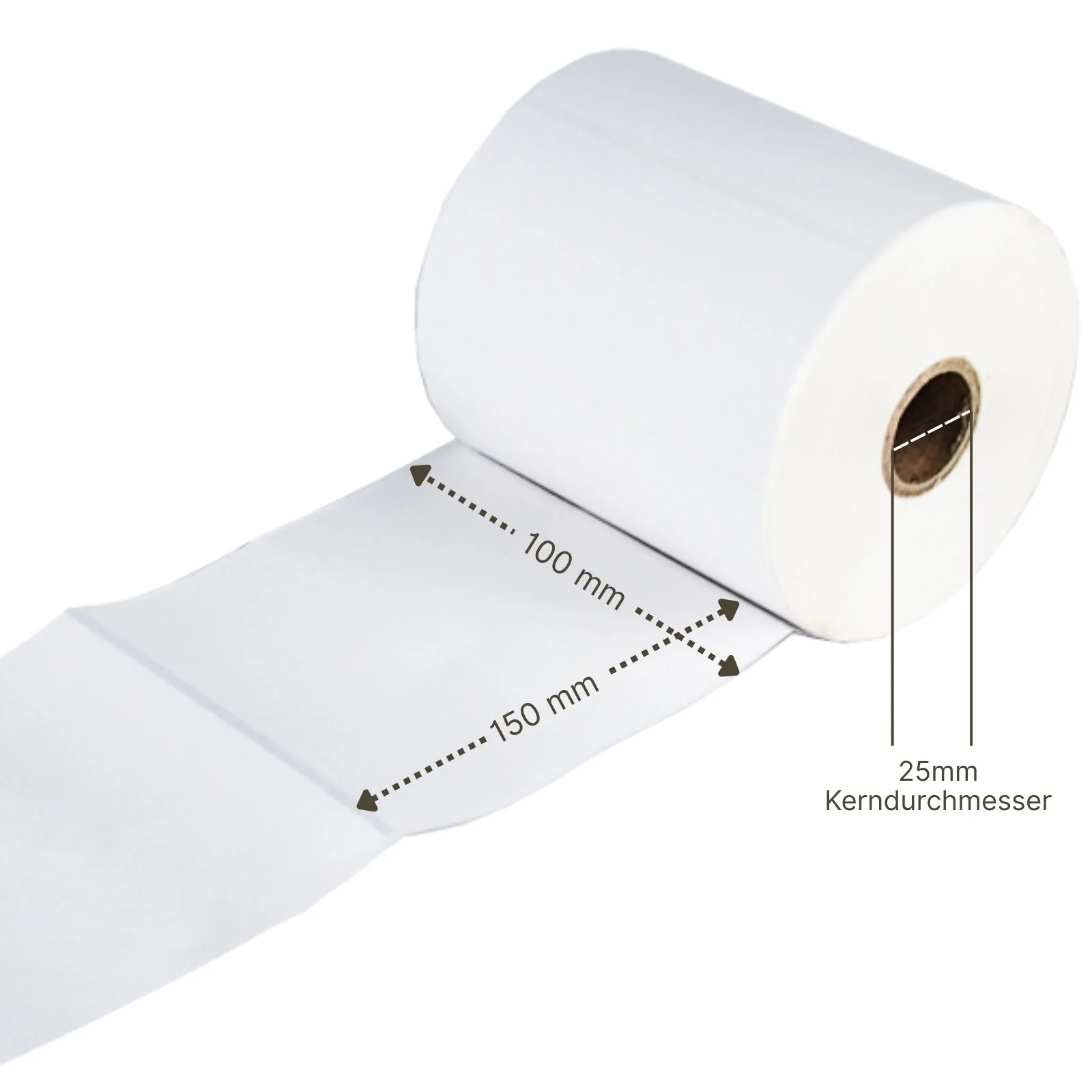 Alternative Etikettenrolle zu Zebra 100mm x 150mm Universaletiketten - Image 2