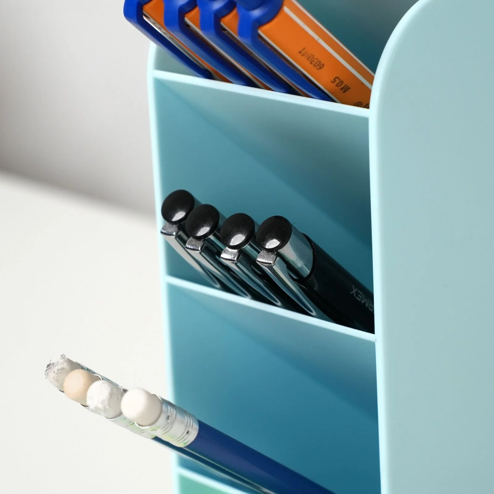 Pen Desk-Organizer Stiftaufbewahrung Schreibtisch-Organizer Bürotisch-Stifthalter Stiftebox - Image 3