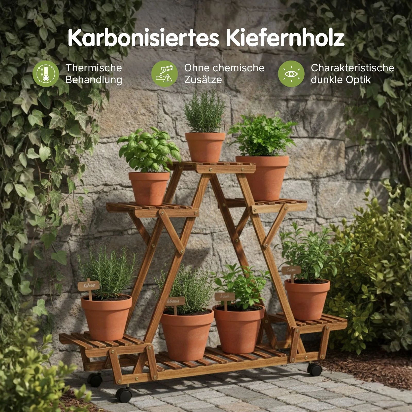 XXL-Pflanzenständer Pflanzenregal Blumentreppe Blumenständer - Image 2