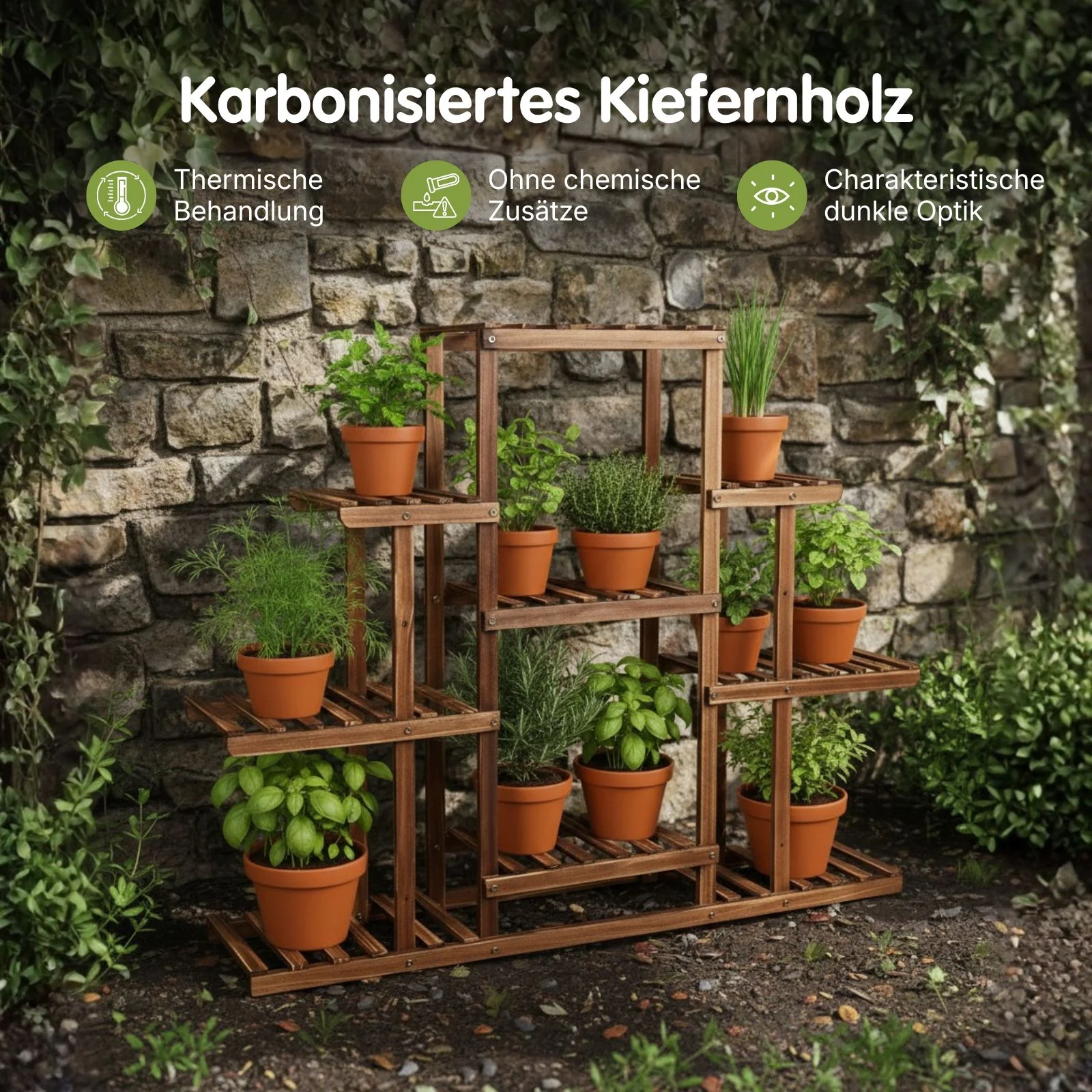 XXL-Pflanzenständer Blumenständer Pflanzenregal Blumentreppe - Image 2