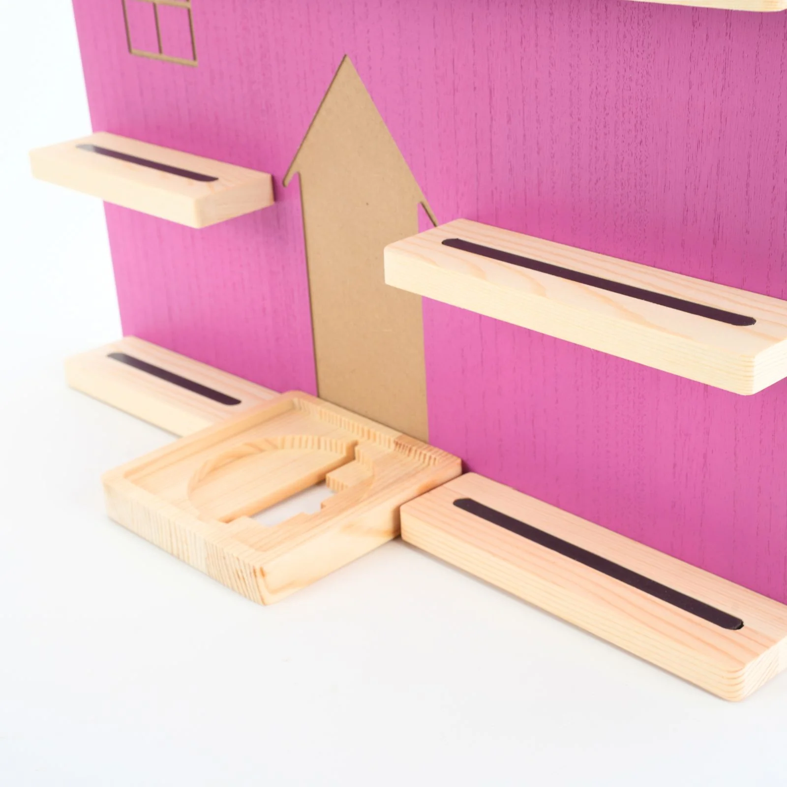 Puppenhaus-Holzregal für Toniebox und Toniefiguren Wandregal - Image 4