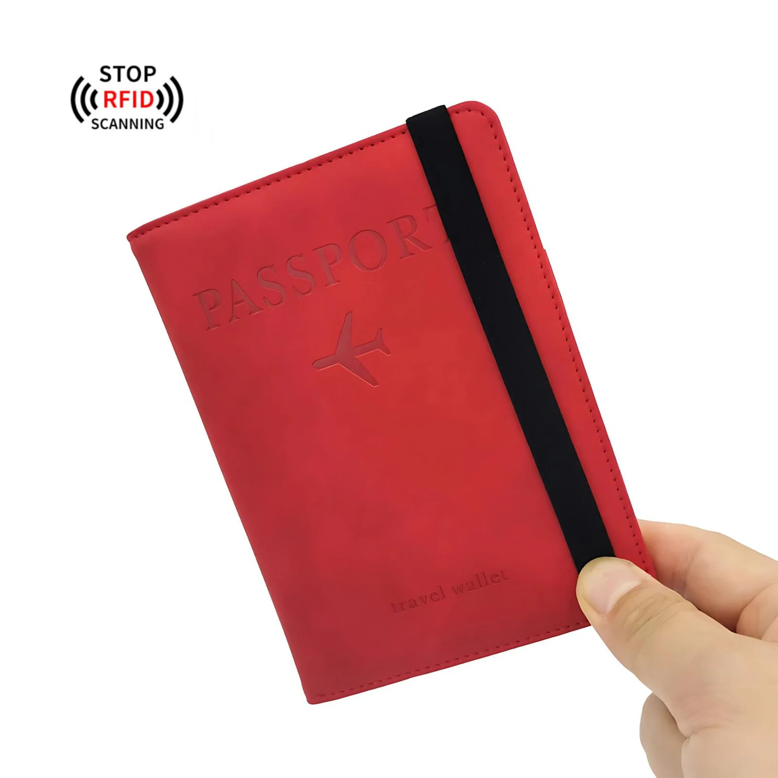 Reisepass-Schutzhülle mit RFID Blocker Reisepasshülle Passetui Passport-Wallet - Image 2