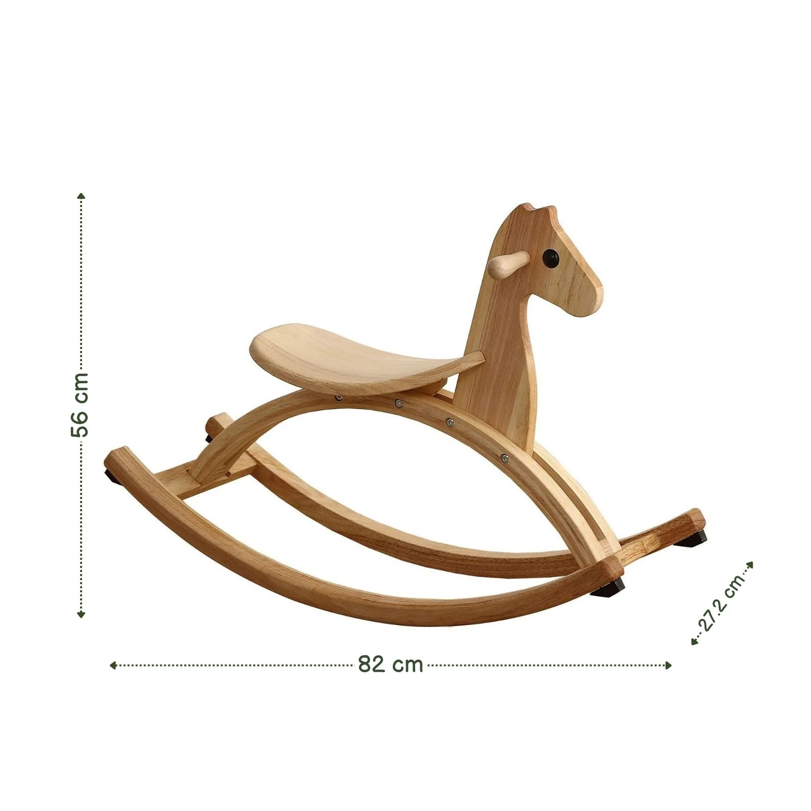 Schaukelpferd Holzpferd Kinderspielzeug Spielzeugpferd Holzspielzeug - Image 6